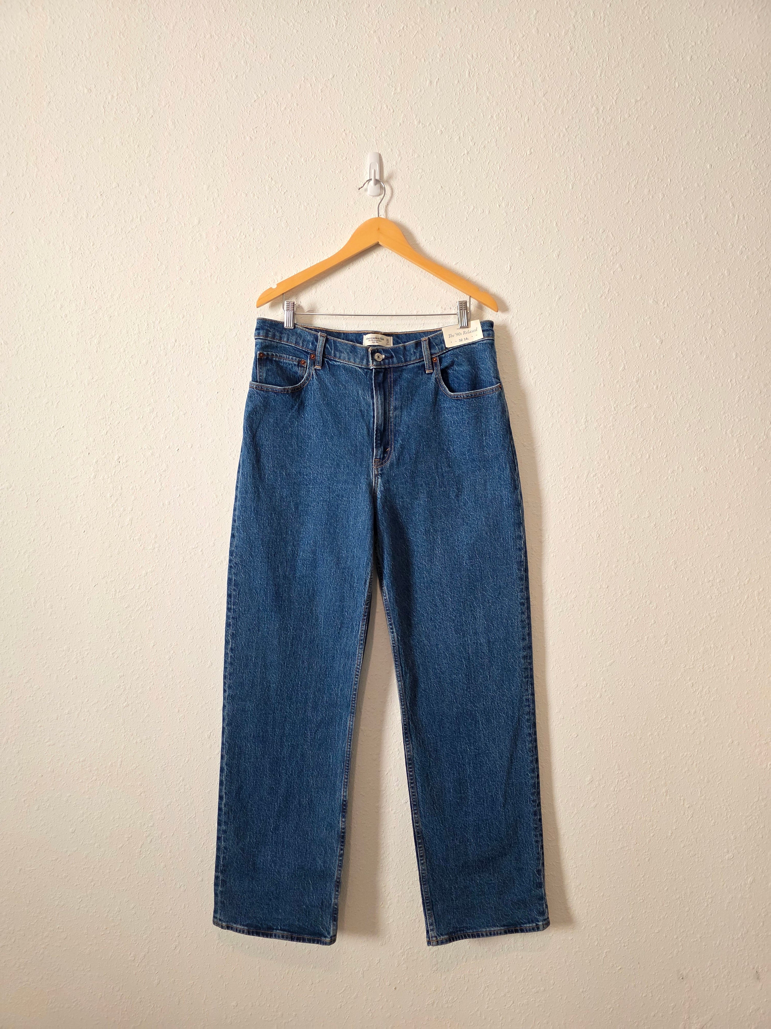 NEW Abercrombie 90s Relaxed Jeans (32/14 Long)