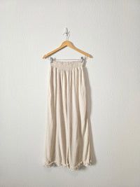 Umgee Linen Cotton Wide Leg Pants (S)