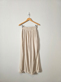 Umgee Linen Cotton Wide Leg Pants (S)