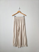 Umgee Linen Cotton Wide Leg Pants (S)