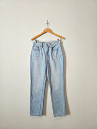 Madewell Light Wash Straight Jeans (26)