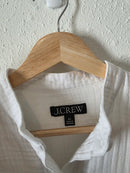 J.Crew White Cotton Gauze Blouse (XS)