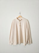 Lands End Waffle Henley Shirt (2X)