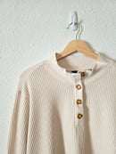 Lands End Waffle Henley Shirt (2X)