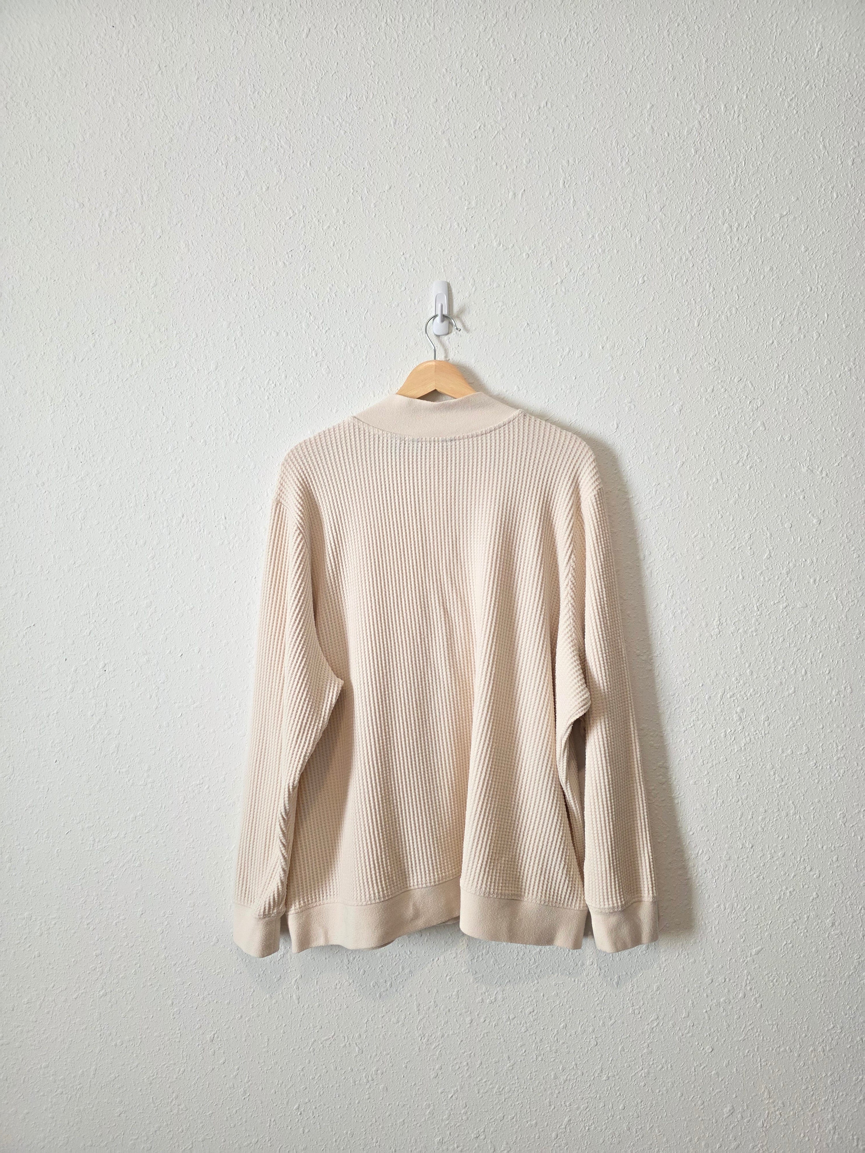 Lands End Waffle Henley Shirt (2X)