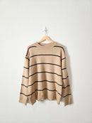 La Miel Striped Crewneck Sweater (M)