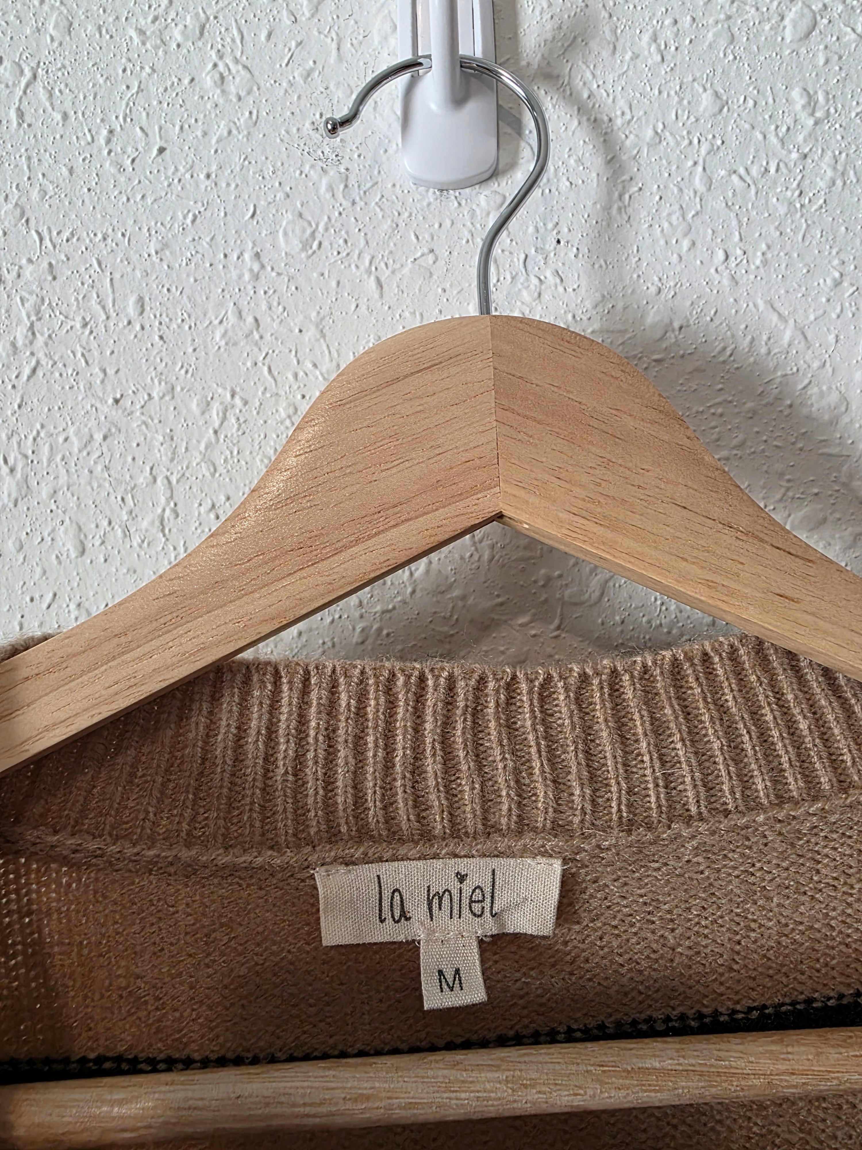 La Miel Striped Crewneck Sweater (M)