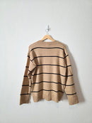 La Miel Striped Crewneck Sweater (M)