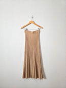 NEW Mable Pleated Knit Maxi Skirt (S)