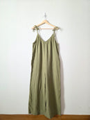 Green Wide Leg Gauze Jumpsuit (M tall)