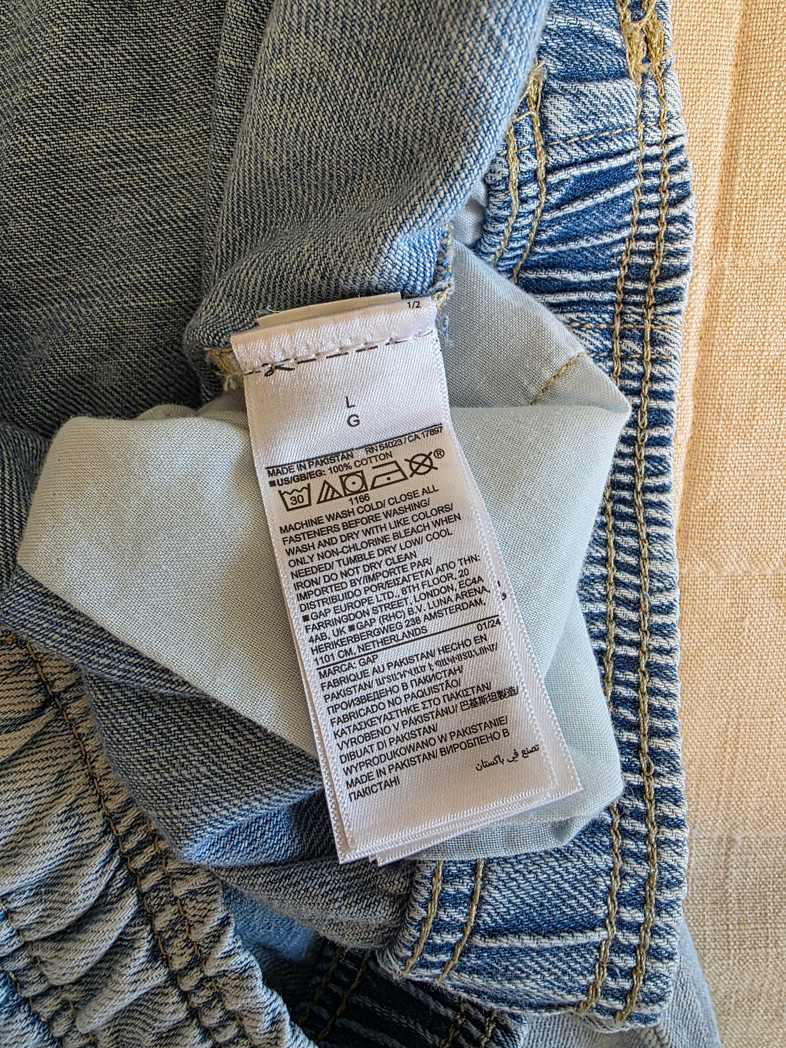 Gap Wide Leg Easy Jeans (L)