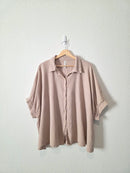 Zenana Oversized Gauze Button Up (L/XL)