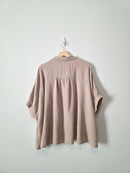 Zenana Oversized Gauze Button Up (L/XL)