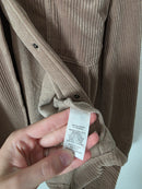 Arula Brown Cord Shirt Jacket (3X)