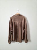 Arula Brown Cord Shirt Jacket (3X)