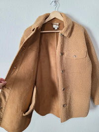 Joie Button Up Sherpa Jacket (S)