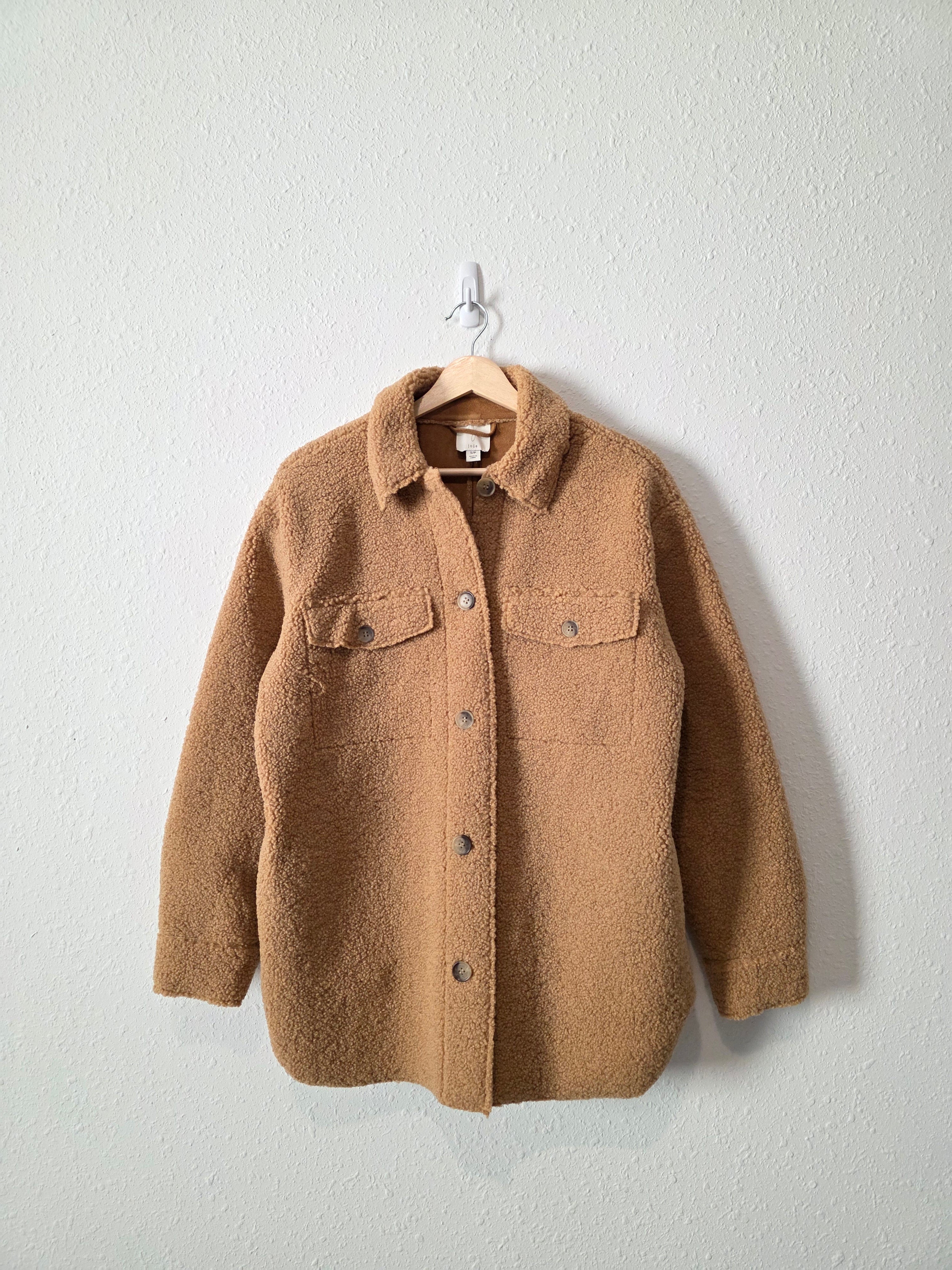 Joie Button Up Sherpa Jacket (S)