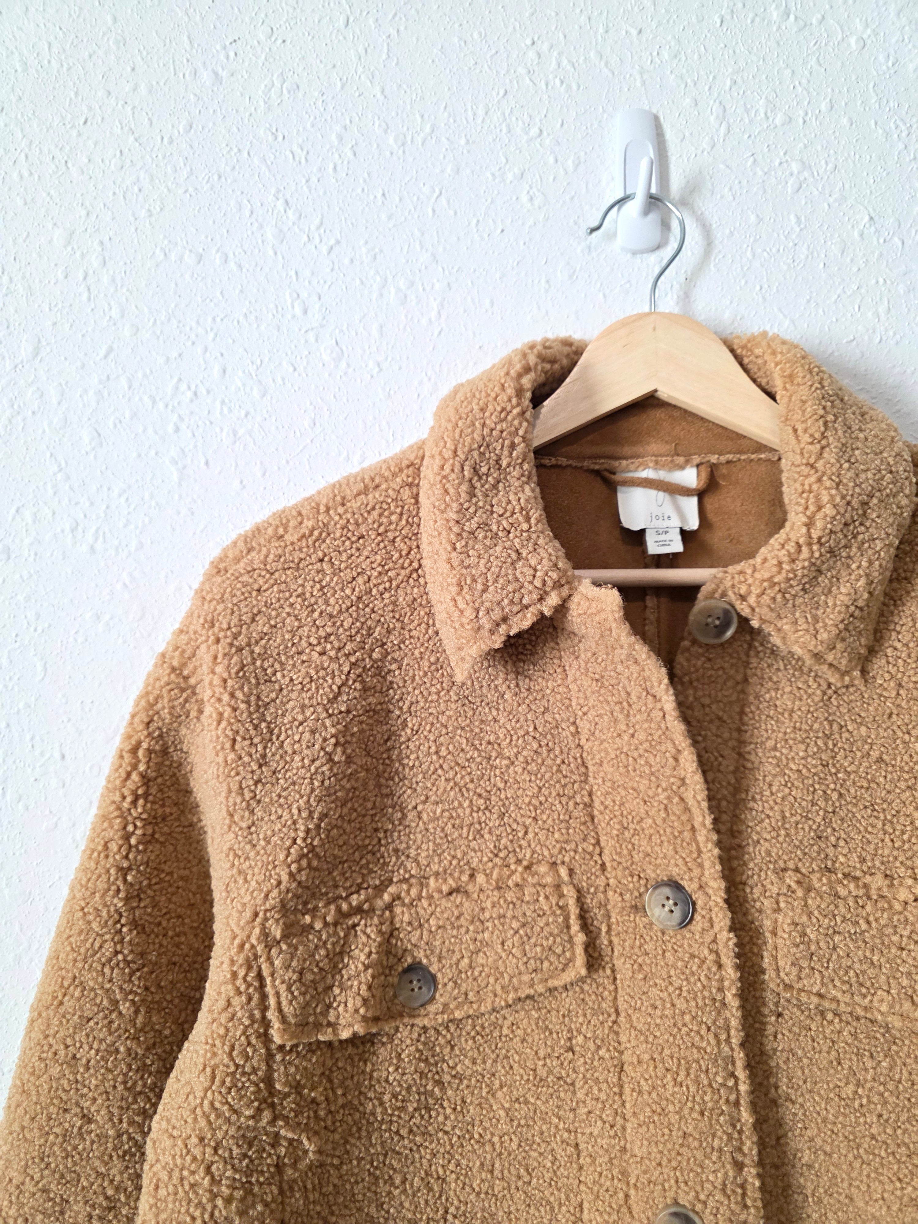 Joie Button Up Sherpa Jacket (S)