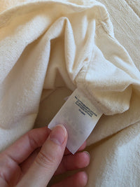 Ecru Button Up Cotton Shirt (XL)