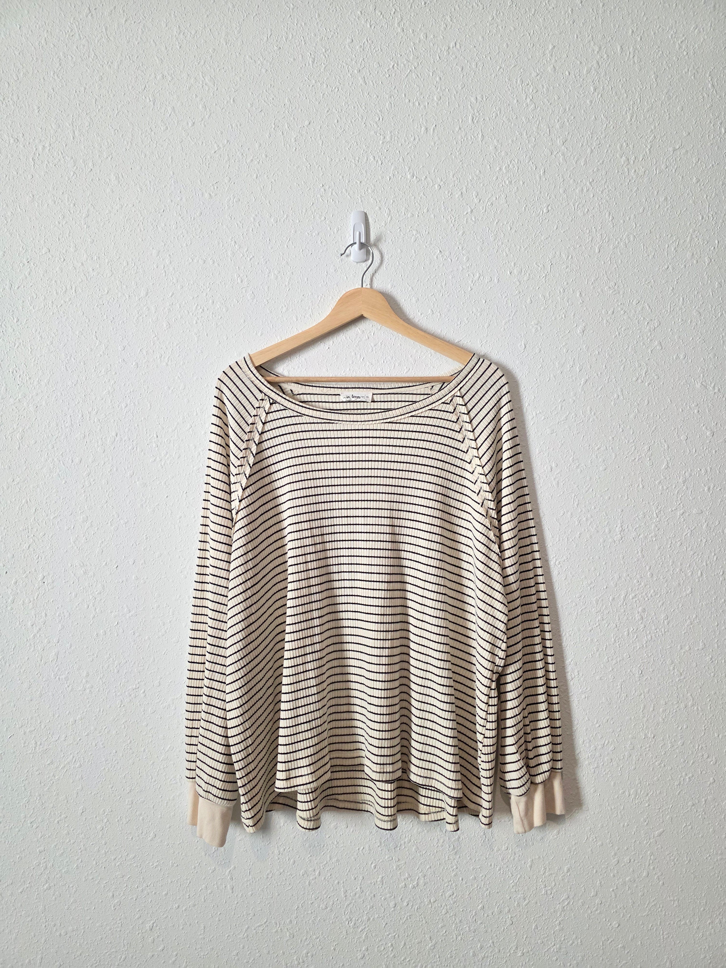 In Loom Striped Relaxed Tee (XL)
