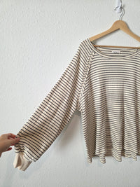 In Loom Striped Relaxed Tee (XL)
