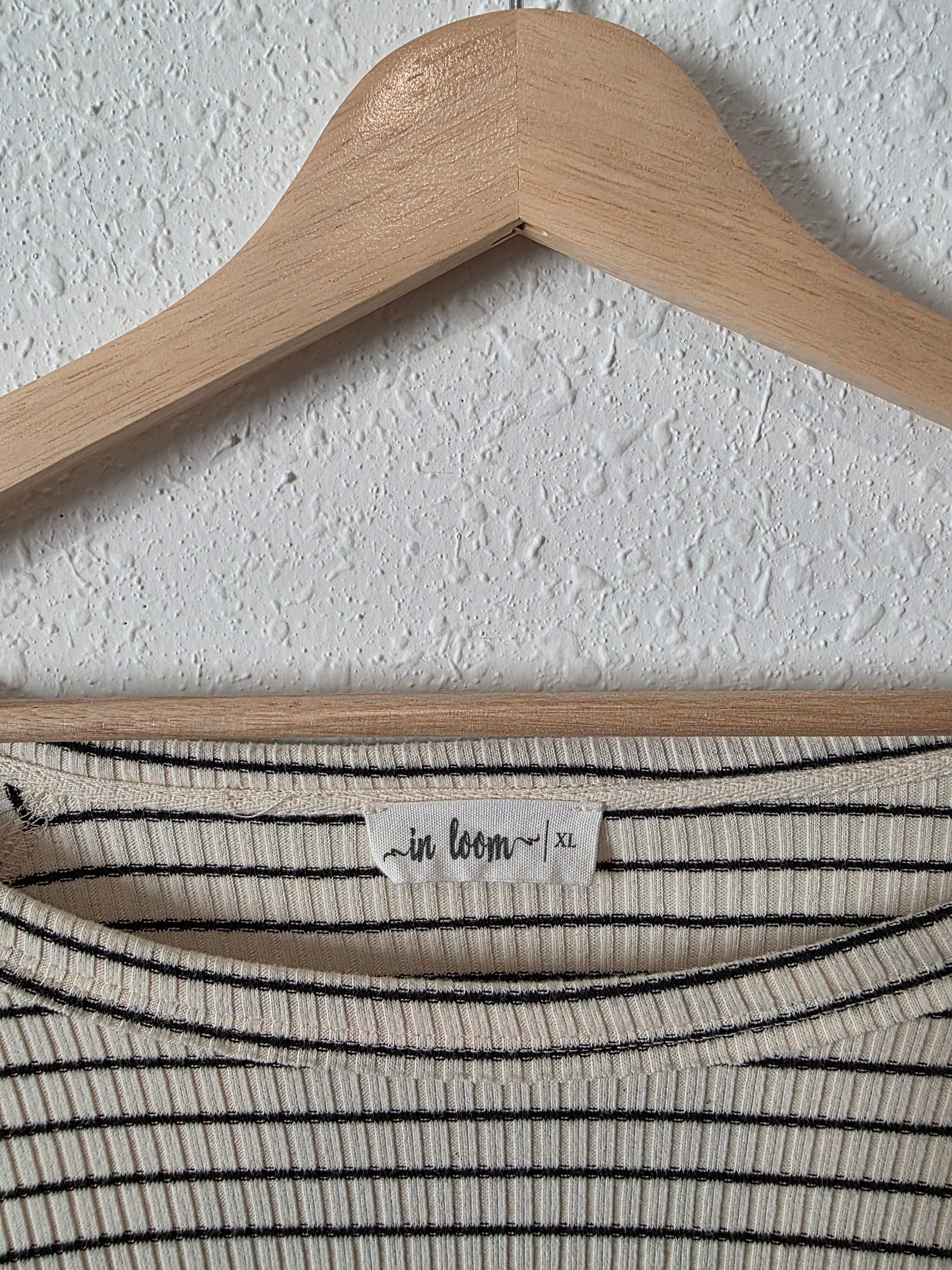 In Loom Striped Relaxed Tee (XL)