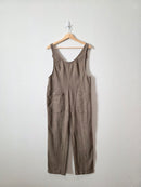 Listicle Olive Straight Jumpsuit (S)