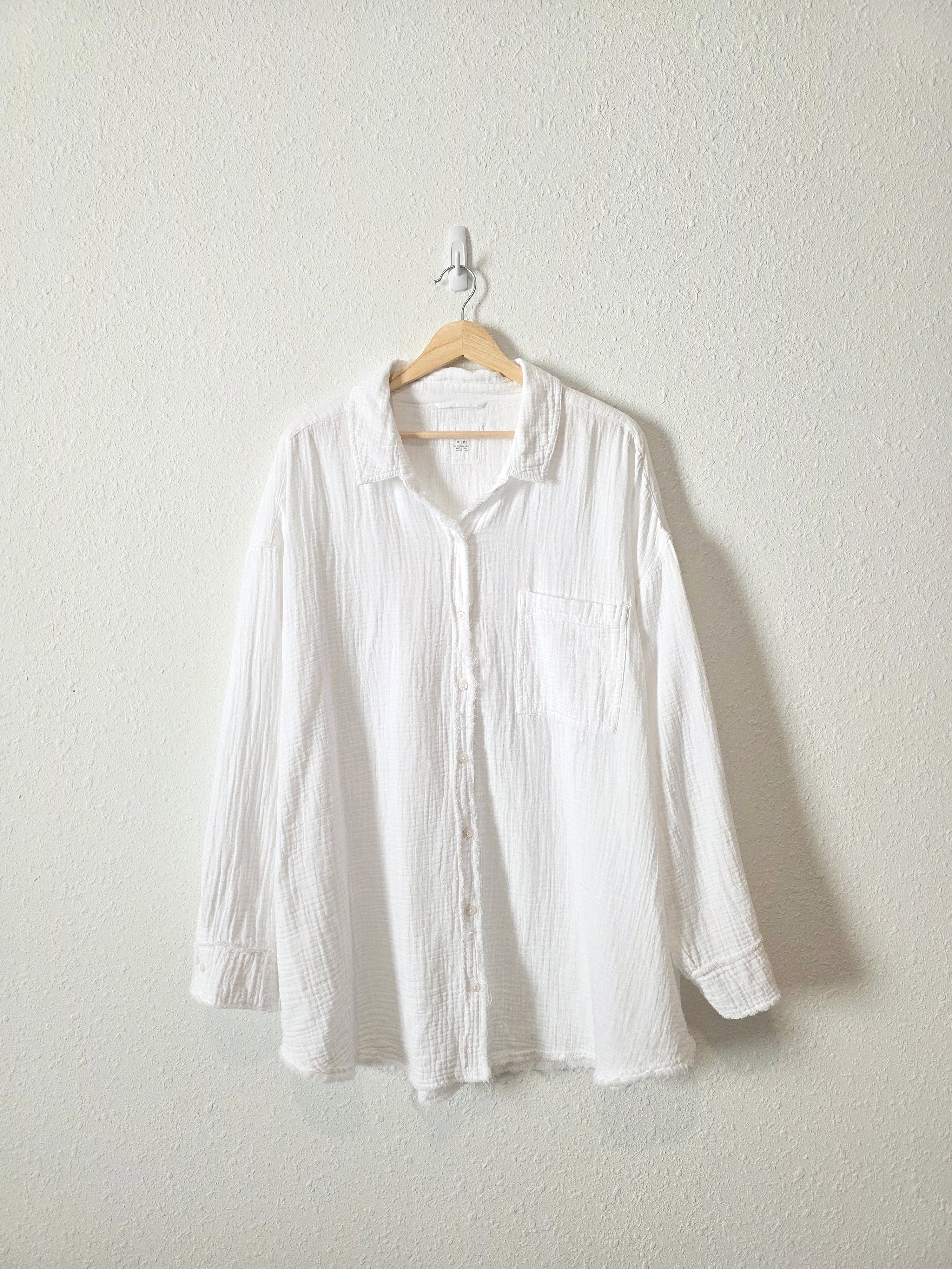 Aerie Cotton Gauze Button Up (XXL)