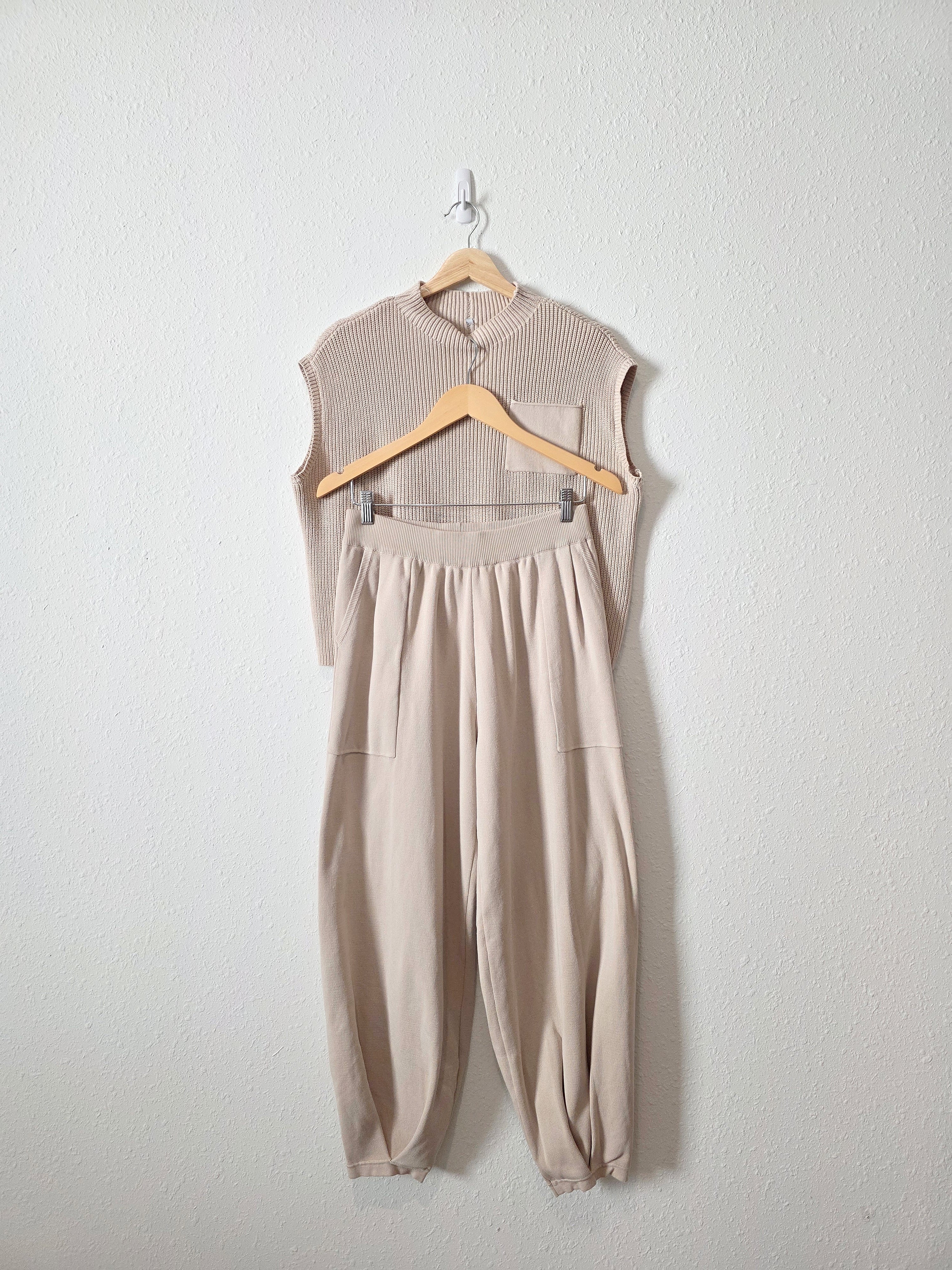 Neutral Knit Matching Set (L)