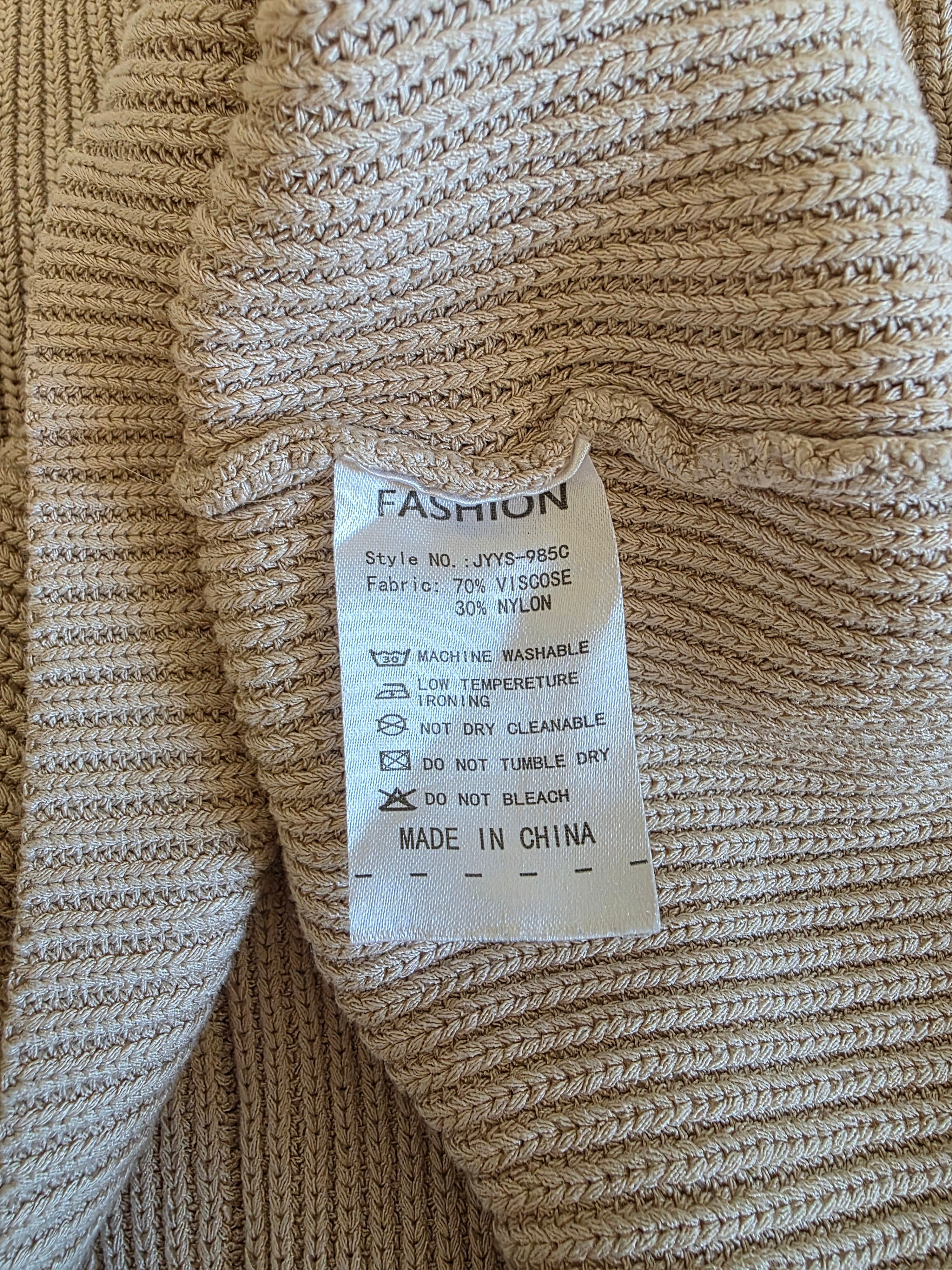 Neutral Knit Matching Set (L)