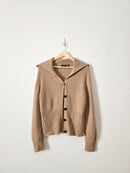 Theory Cashmere Button Up Sweater (S)