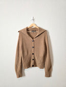 Theory Cashmere Button Up Sweater (S)