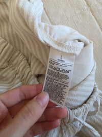 Linen Blend Wide Leg Pants (L)