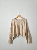 Bibi Textured Dolman Sweater (L)
