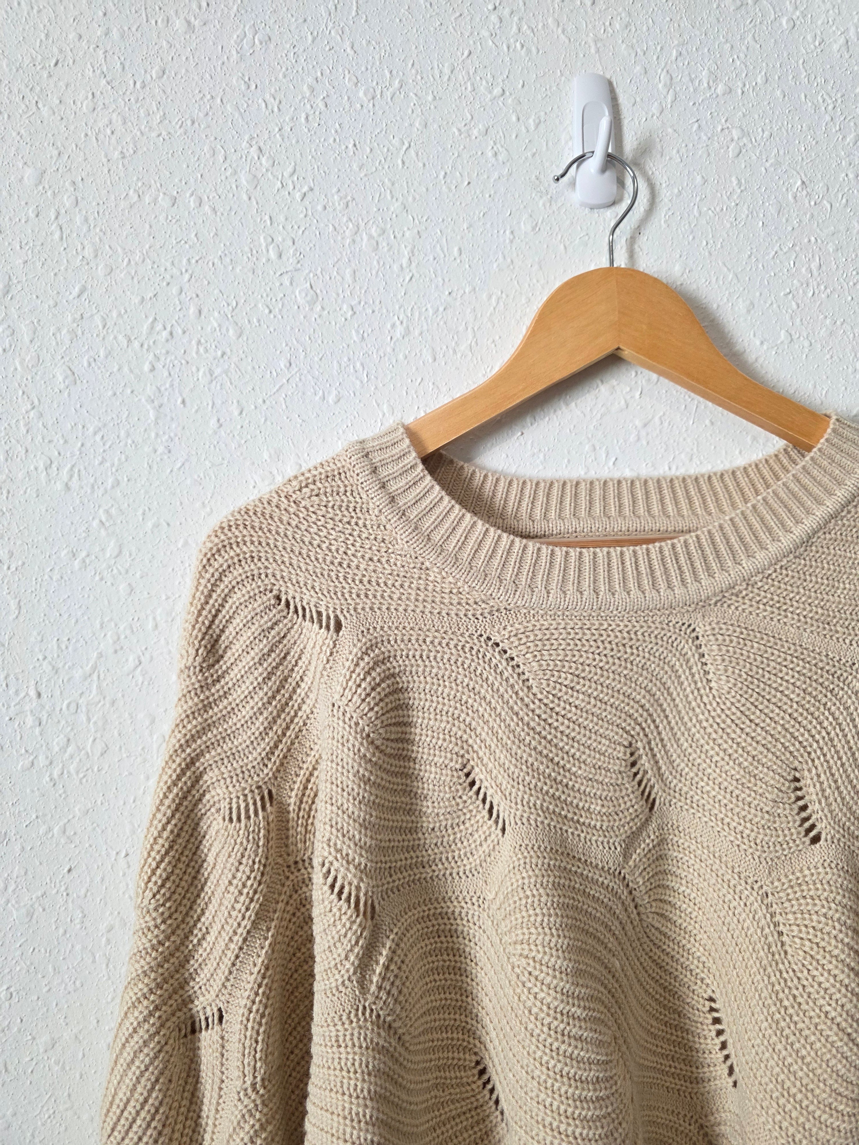 Bibi Textured Dolman Sweater (L)