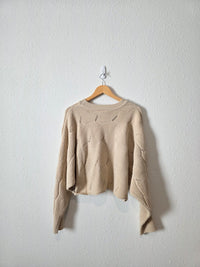 Bibi Textured Dolman Sweater (L)