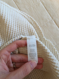 Aerie Oatmeal Waffle Shirt Jacket (S)