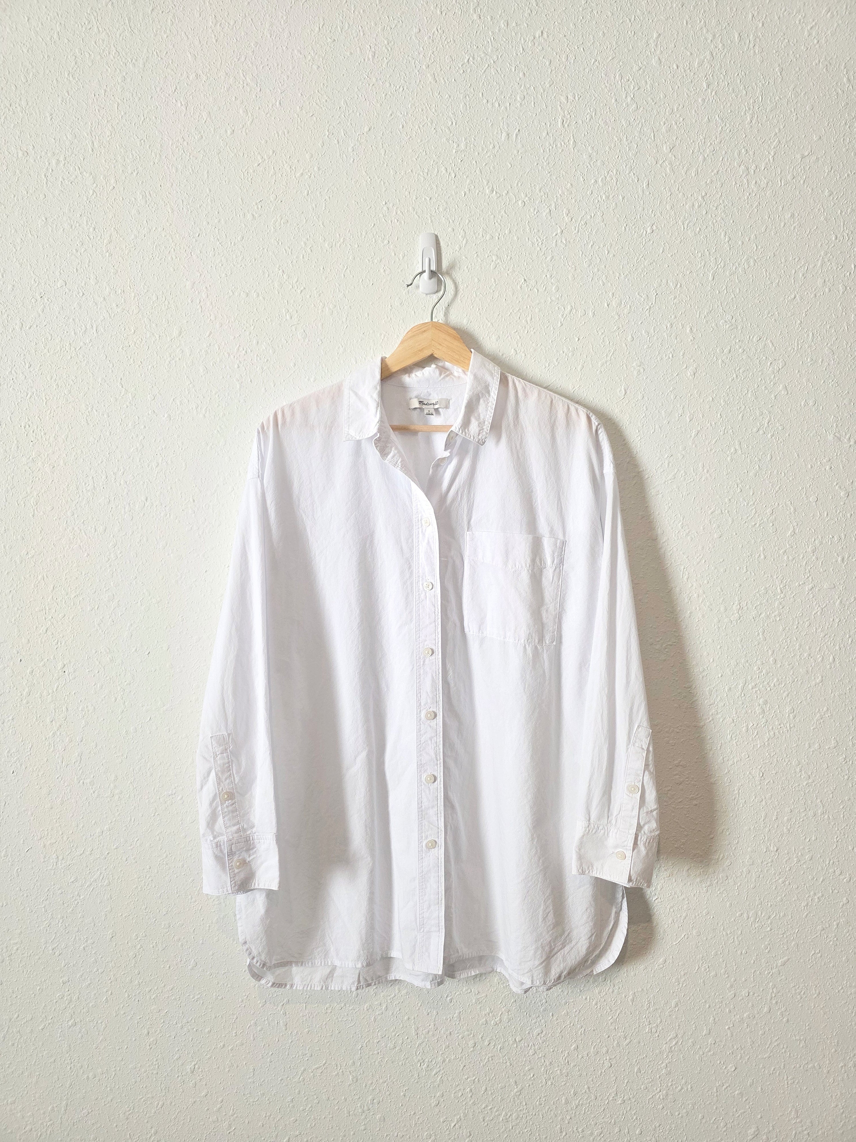Madewell Oversized Cotton Button Up (S)