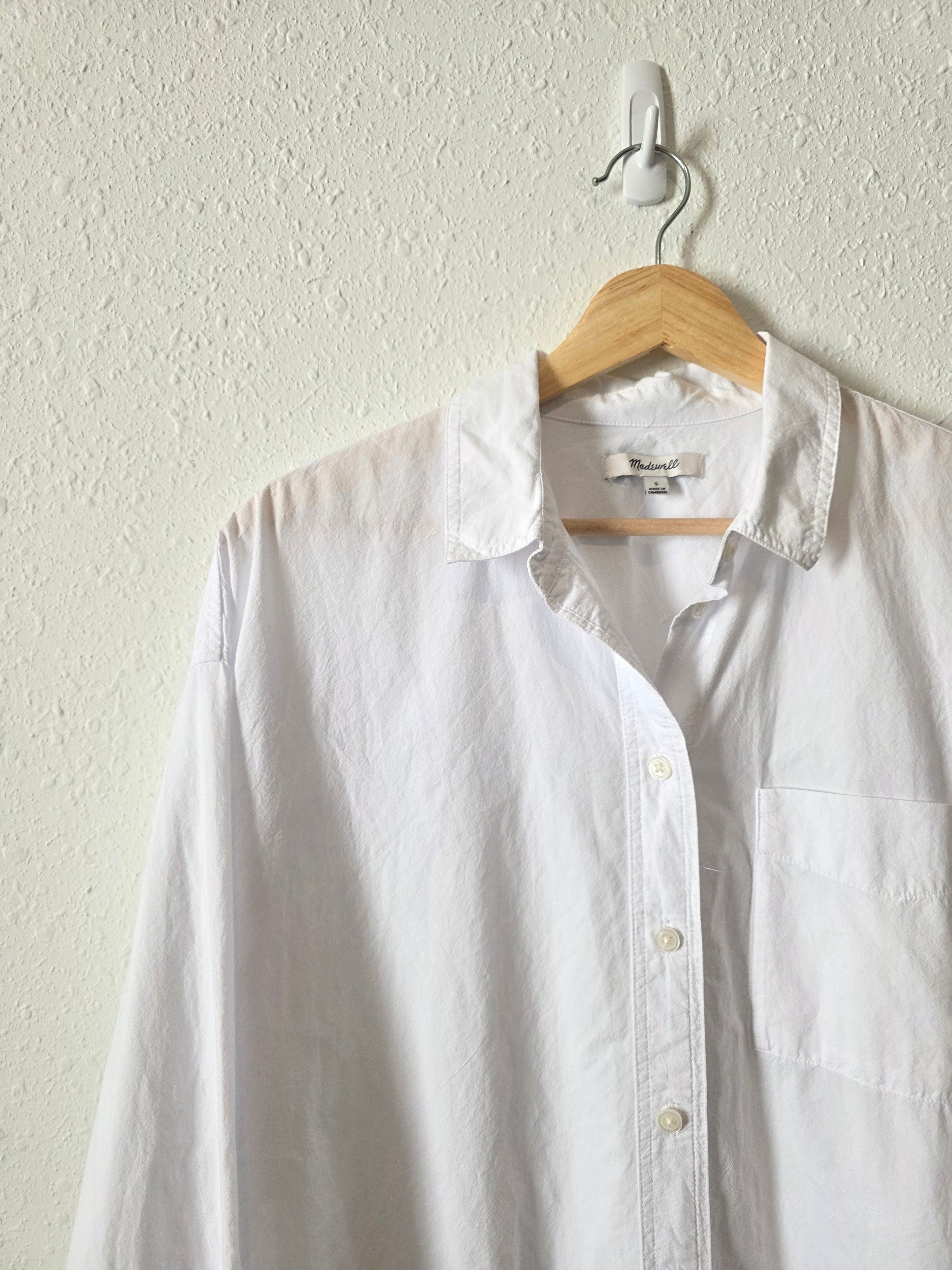 Madewell Oversized Cotton Button Up (S)