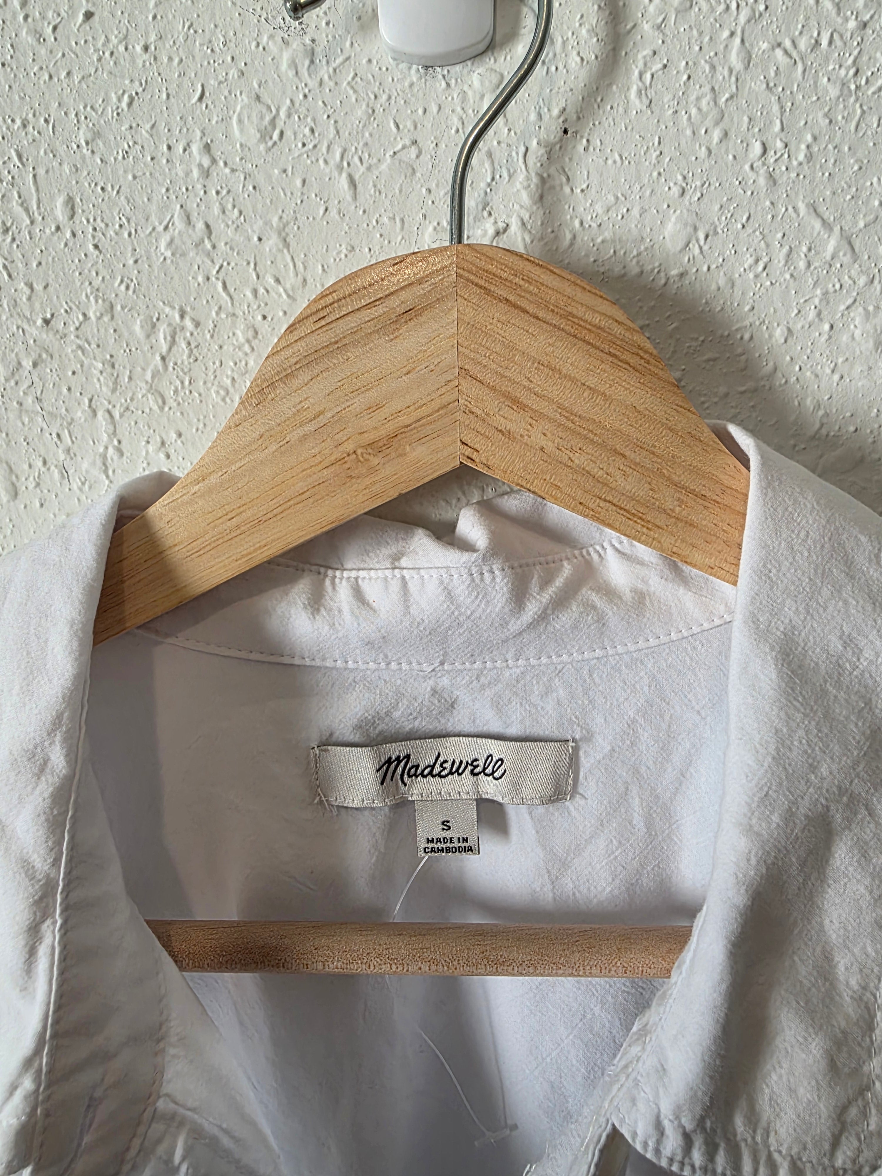 Madewell Oversized Cotton Button Up (S)