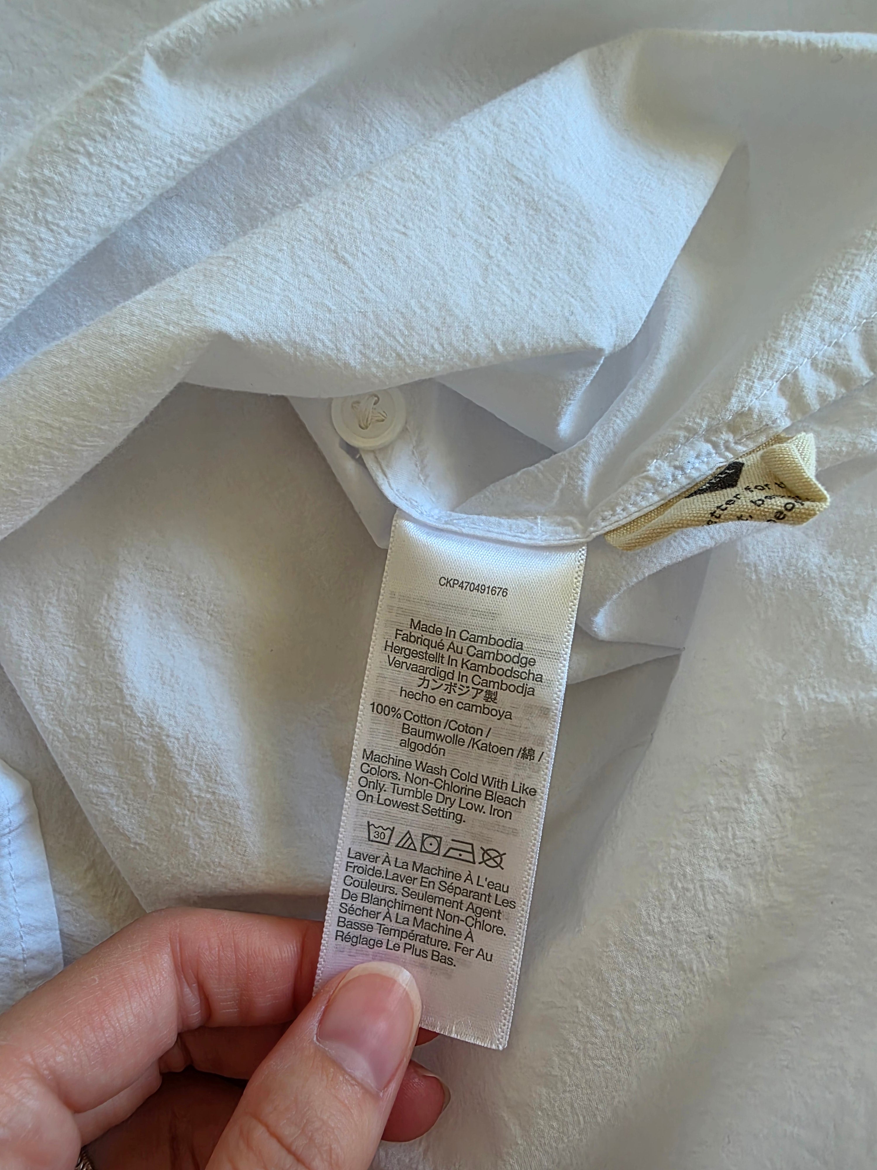 Madewell Oversized Cotton Button Up (S)