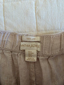 Neutral Wide Leg Linen Pants (M)