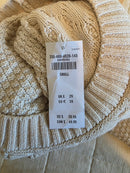 NEW Neutral Cable Knit Sweater (S)