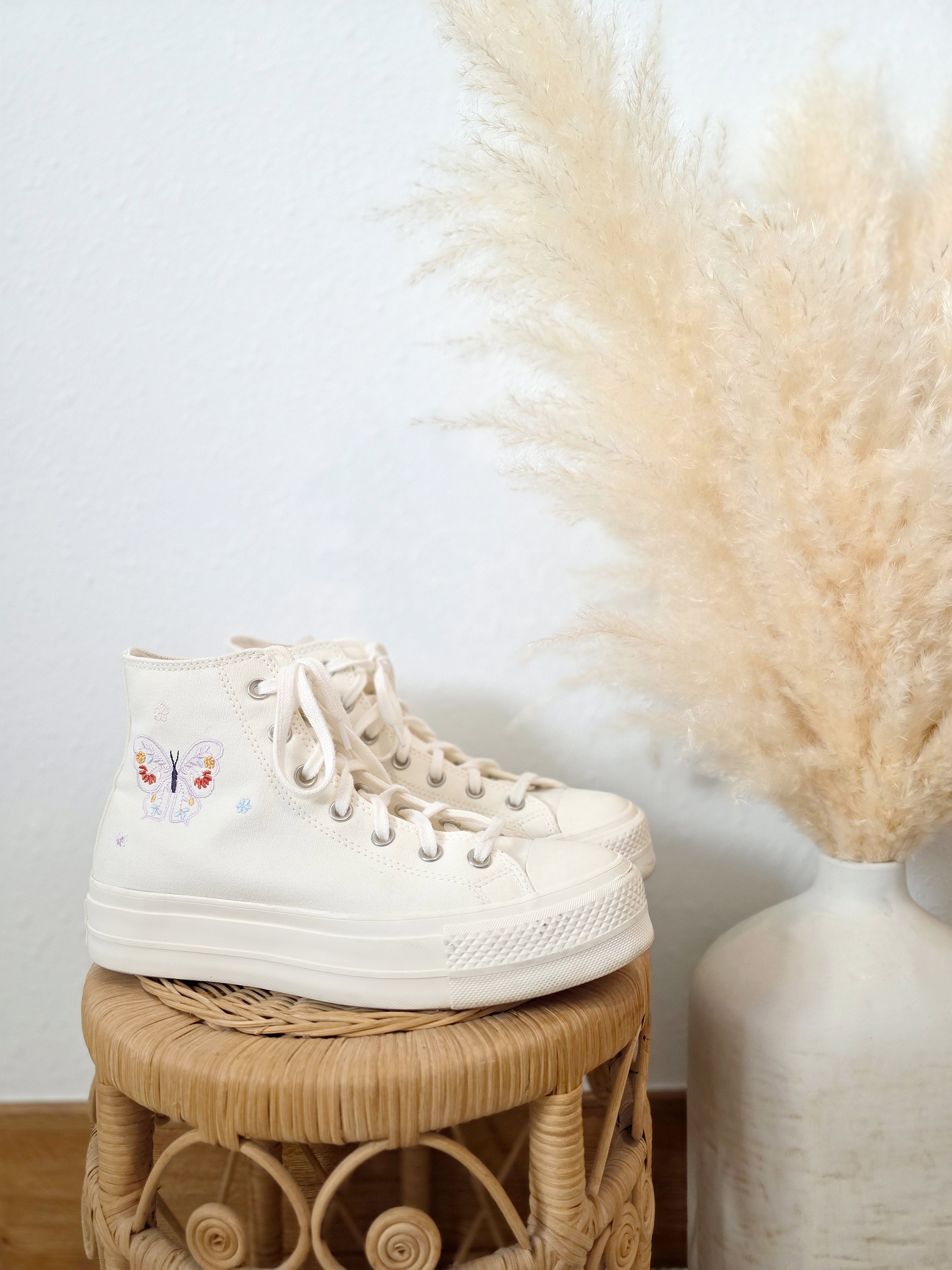 Converse High Top Butterfly Sneakers (9)