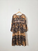 Spell & The Gypsy Floral Midi Dress (L)