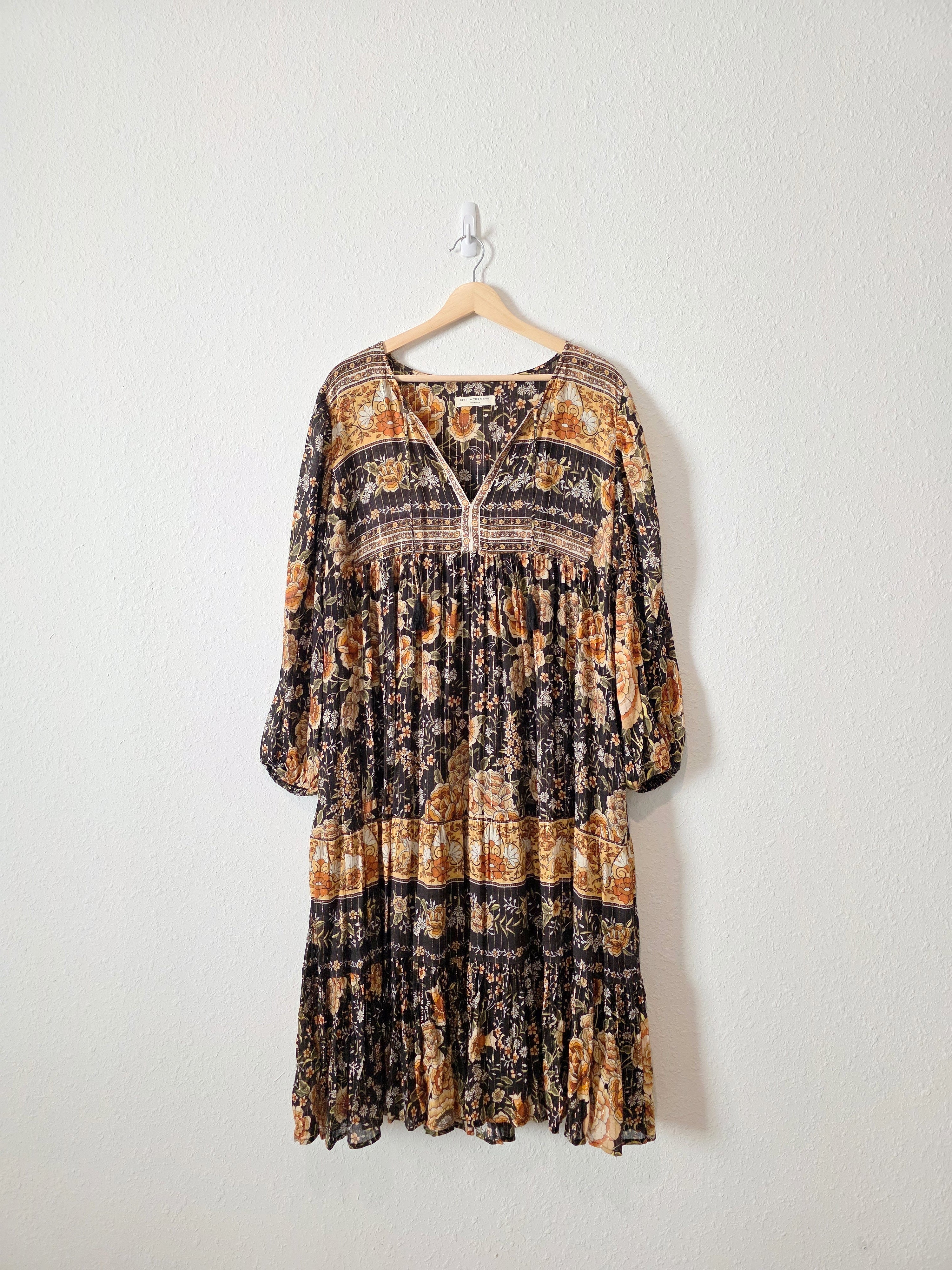 Spell & The Gypsy Floral Midi Dress (L)