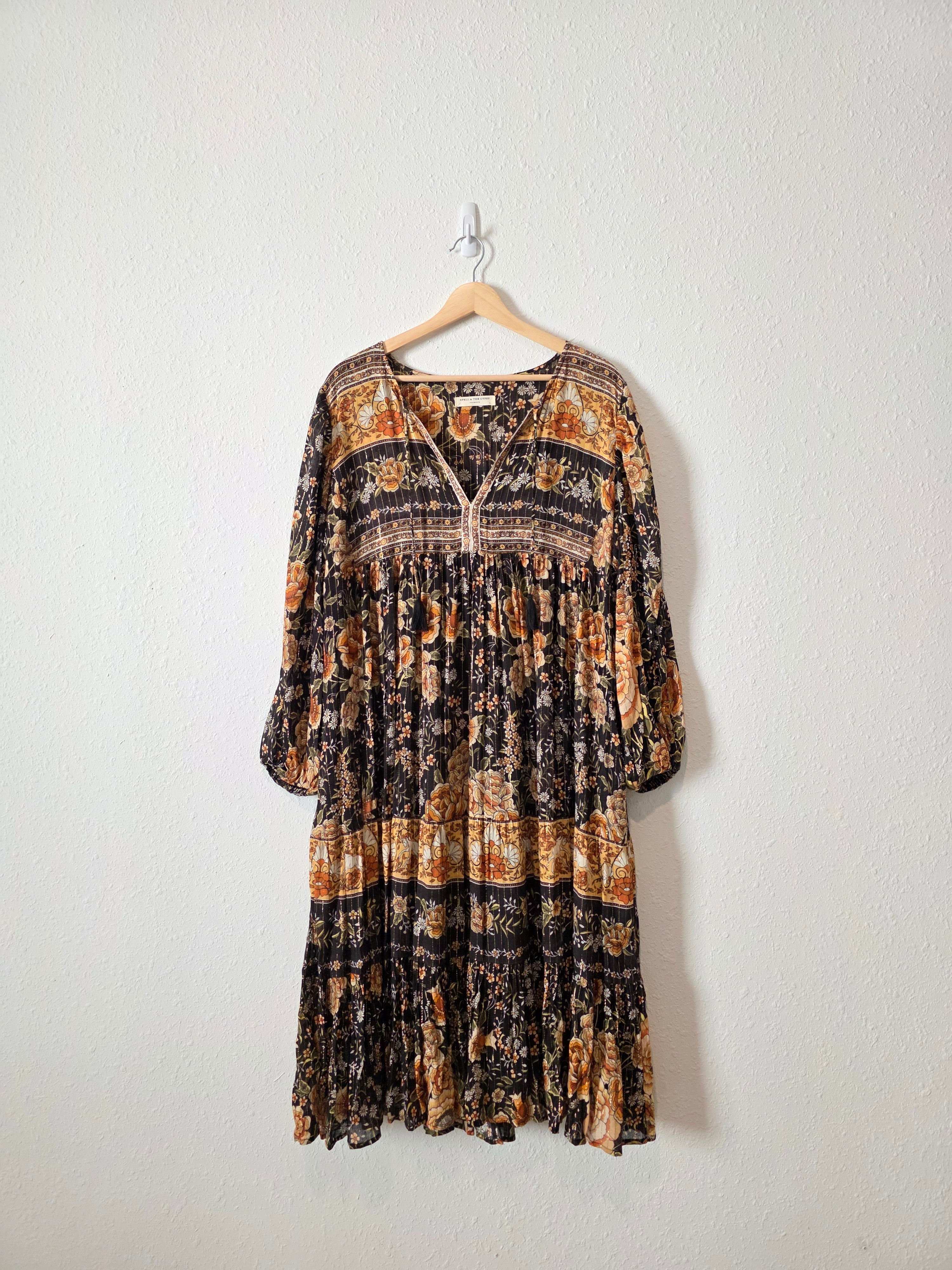 Spell & The Gypsy Floral Midi Dress (L)