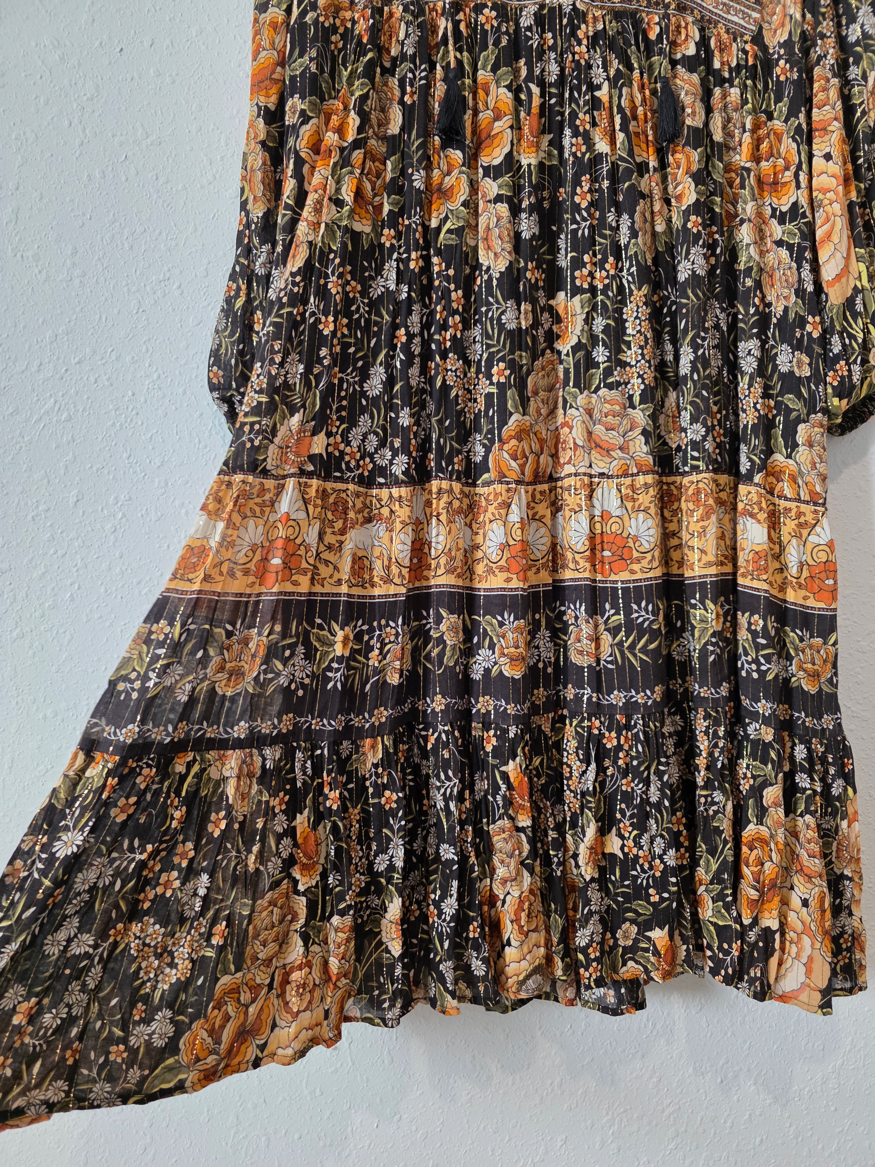 Spell & The Gypsy Floral Midi Dress (L)