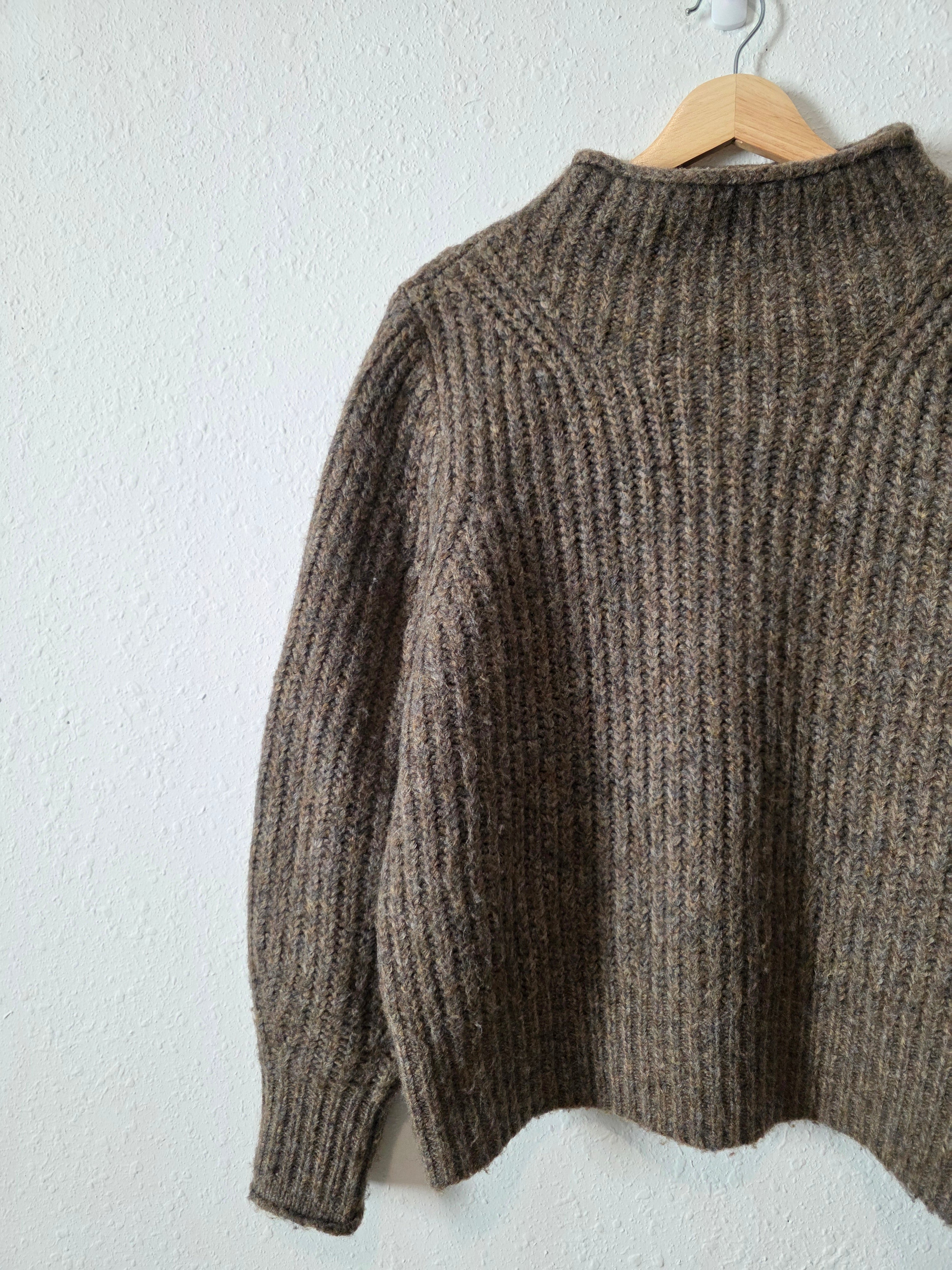 Madewell Chunky Mockneck Sweater (M)