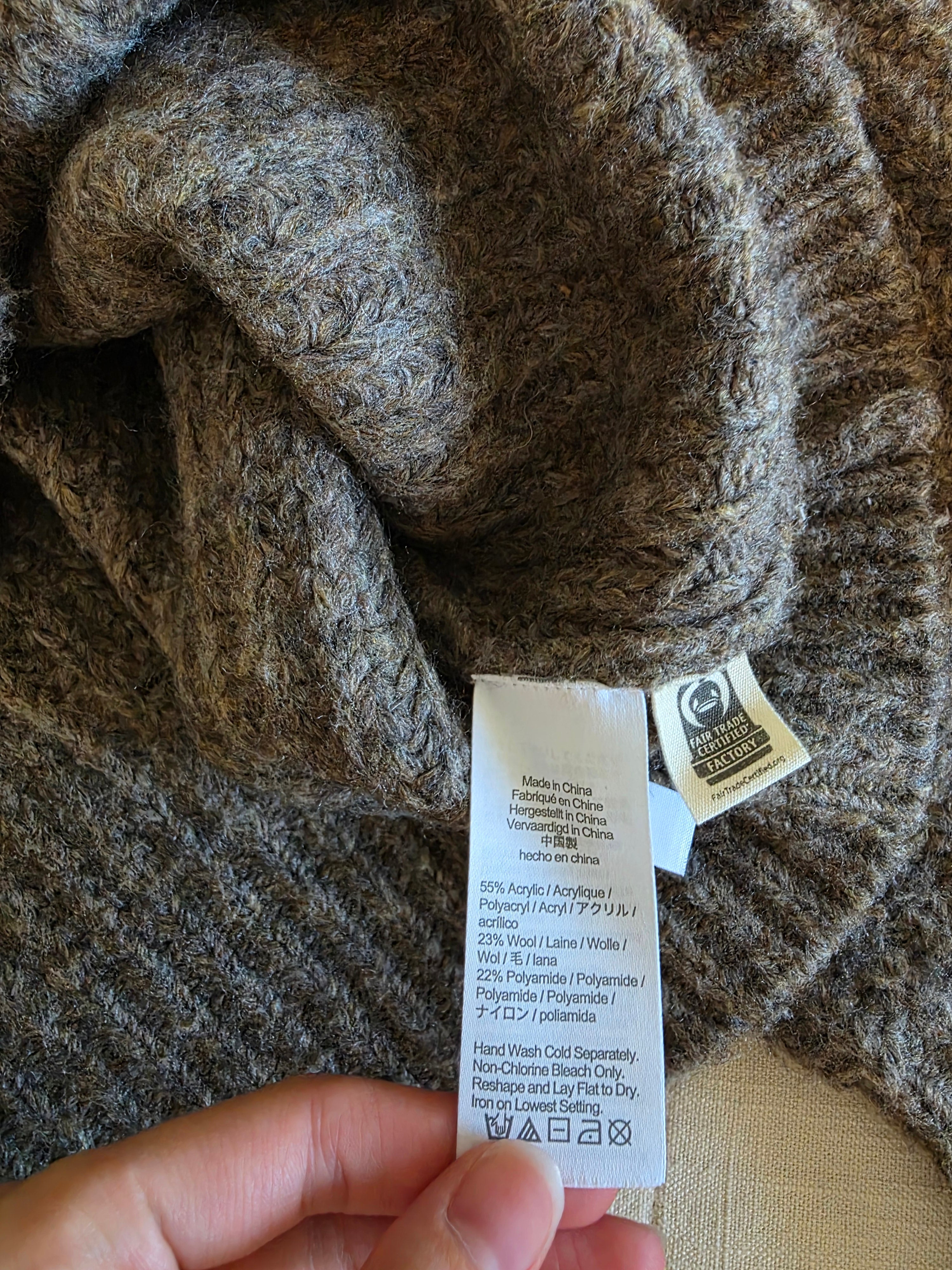 Madewell Chunky Mockneck Sweater (M)